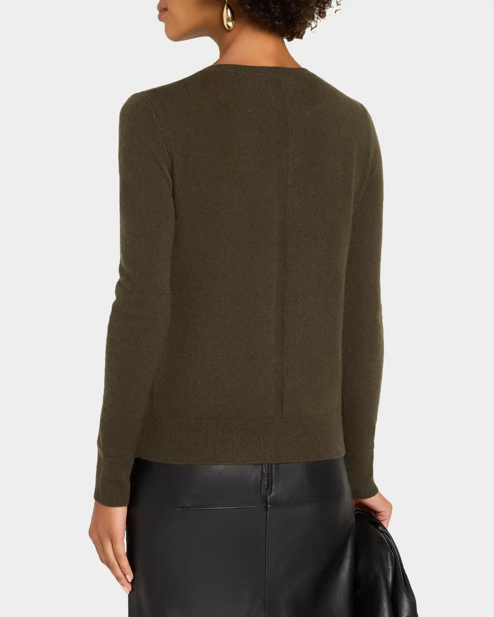 Neiman Marcus Cashmere Collection Cashmere Crewneck Sweater | Thumbnail 3 Neiman Marcus Cashmere Collection Cashmere Crewneck Sweater | Thumbnail 3