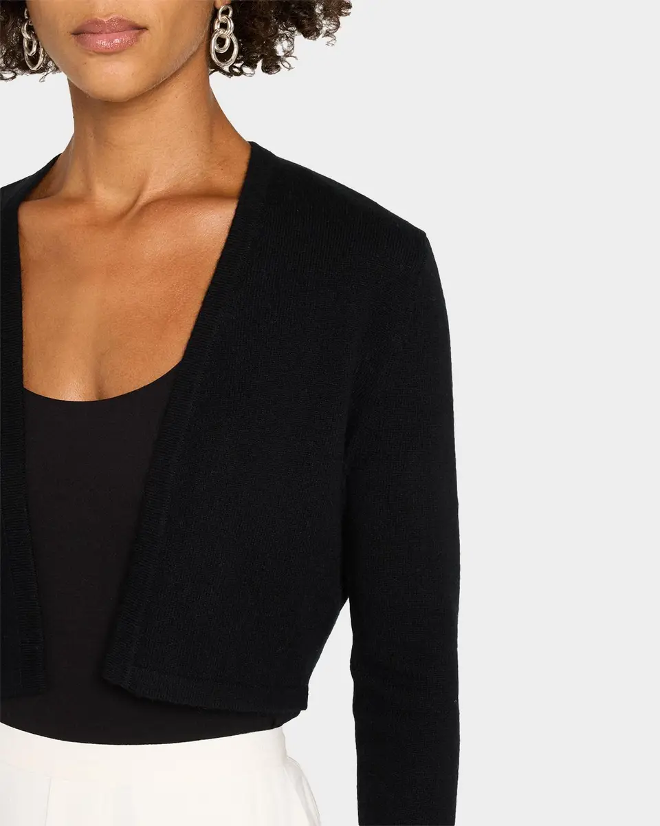 Neiman Marcus Cashmere Collection Cashmere Bolero | Thumbnail 5 Neiman Marcus Cashmere Collection Cashmere Bolero | Thumbnail 5