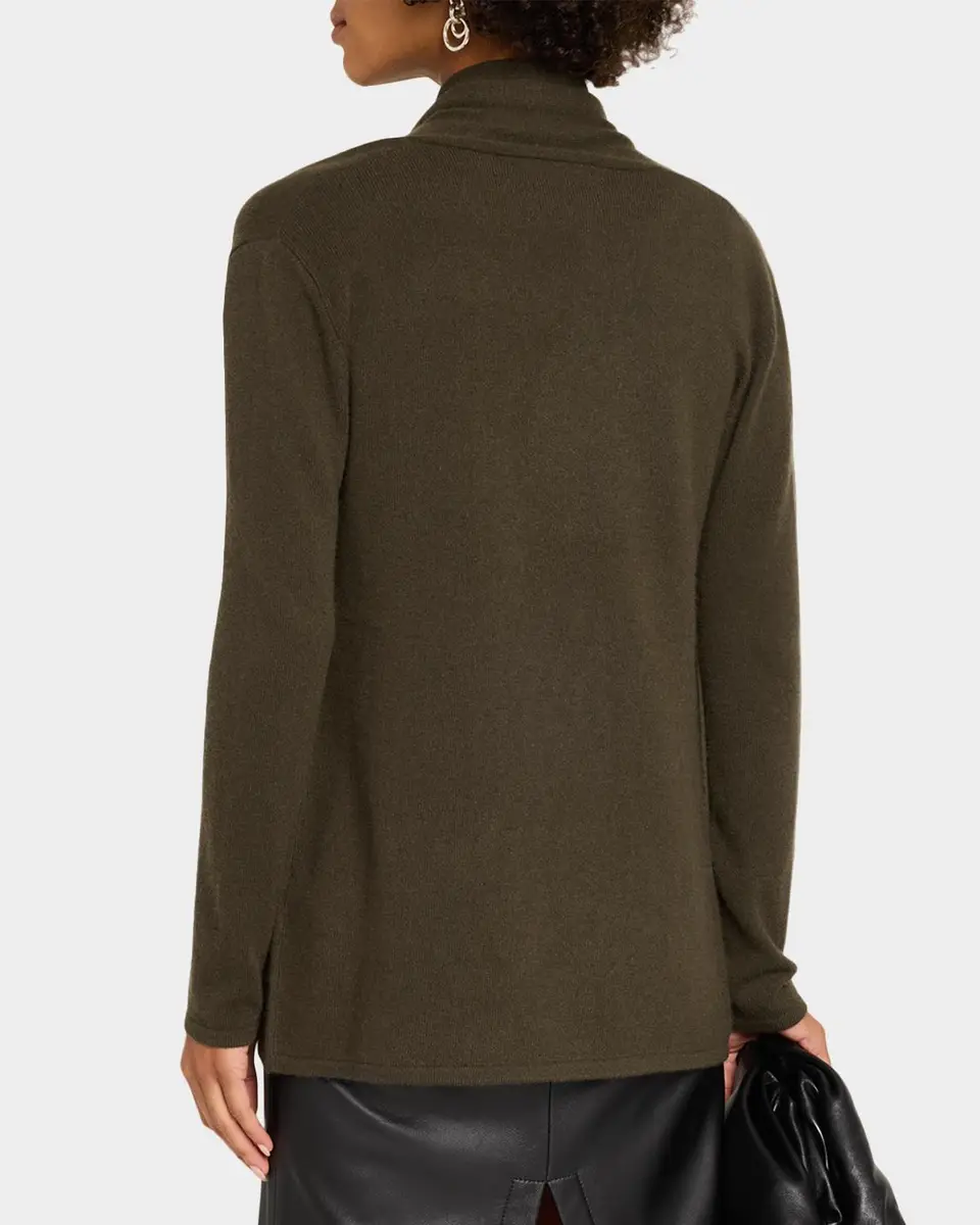 Neiman Marcus Cashmere Collection Open-Front Cashmere Cardigan | Thumbnail 3 Neiman Marcus Cashmere Collection Open-Front Cashmere Cardigan | Thumbnail 3