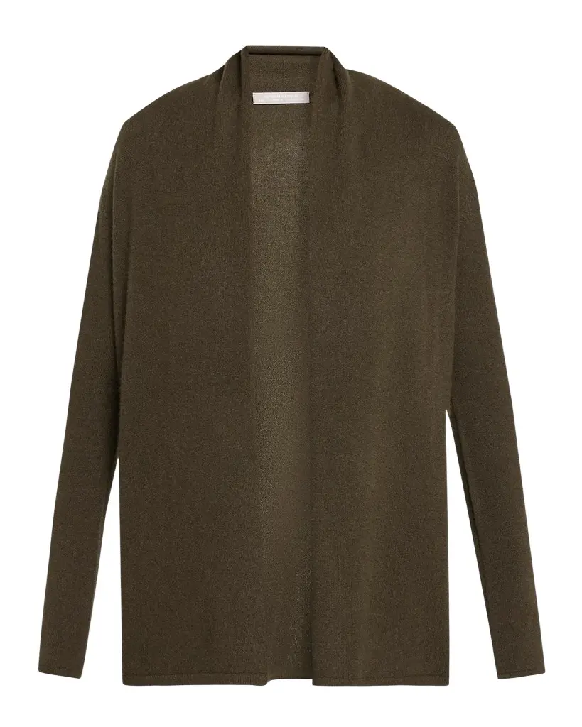 Neiman Marcus Cashmere Collection Open-Front Cashmere Cardigan