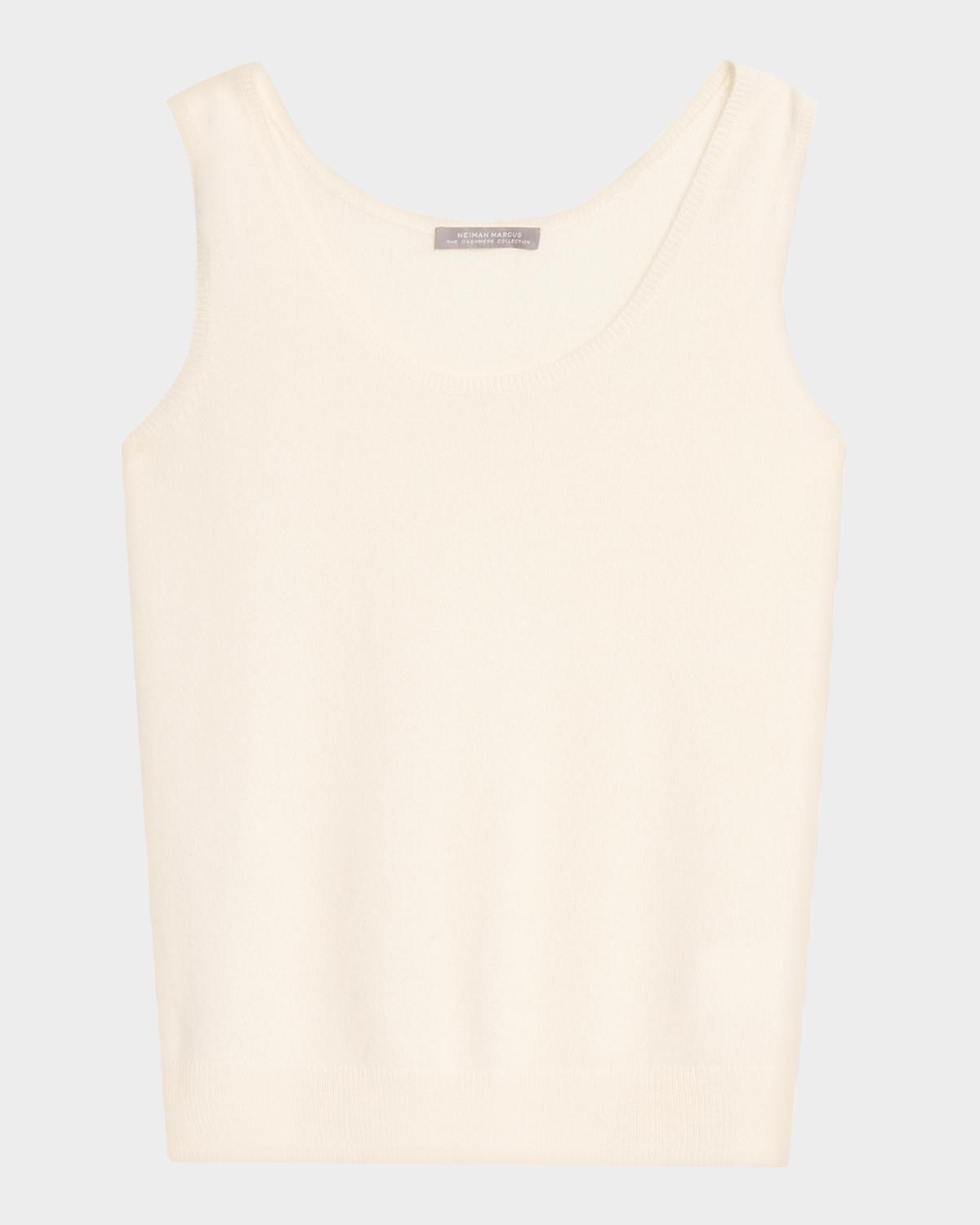 Neiman Marcus Cashmere Collection Cashmere Tank Top