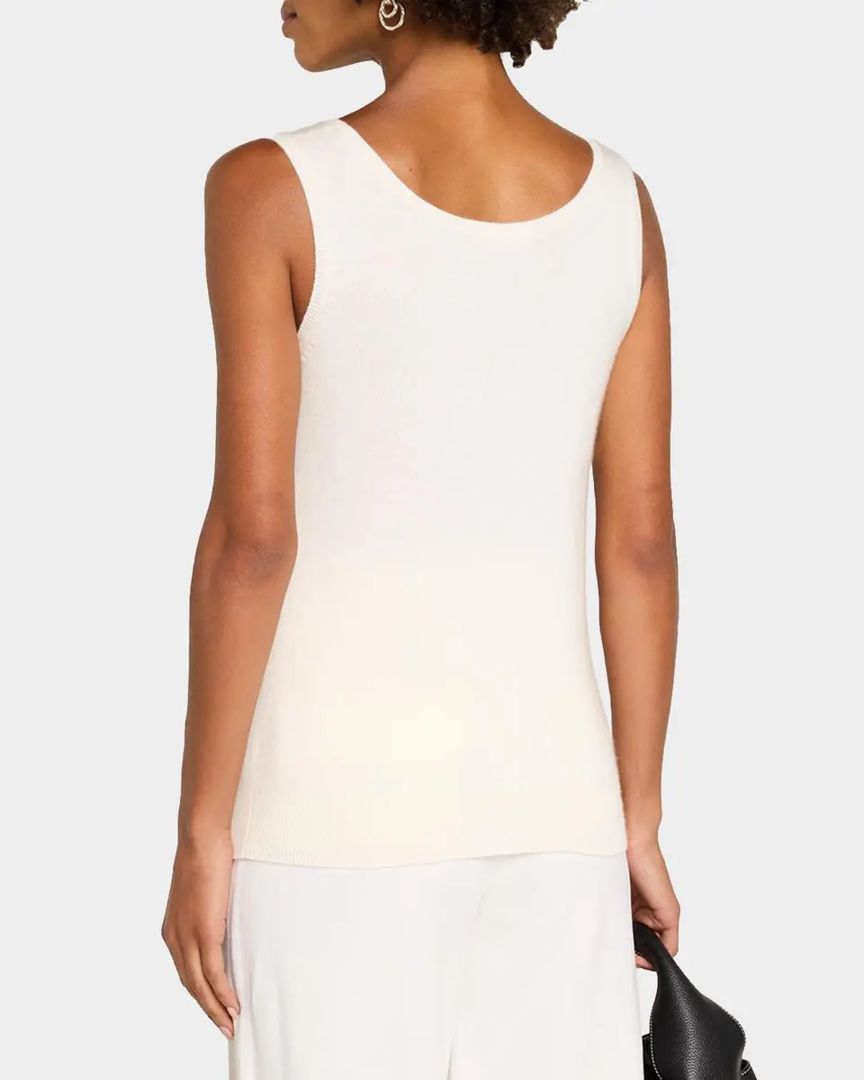 Neiman Marcus Cashmere Collection Cashmere Tank Top | Thumbnail 3 Neiman Marcus Cashmere Collection Cashmere Tank Top | Thumbnail 3