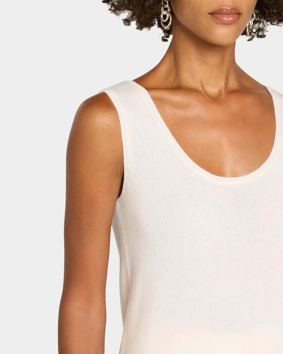 Neiman Marcus Cashmere Collection Cashmere Tank Top | Thumbnail 5 Neiman Marcus Cashmere Collection Cashmere Tank Top | Thumbnail 5
