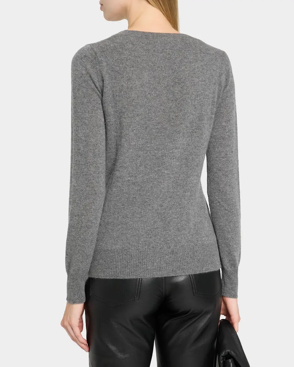 Neiman Marcus Cashmere Collection Cashmere V-Neck Sweater | Thumbnail 3 Neiman Marcus Cashmere Collection Cashmere V-Neck Sweater | Thumbnail 3