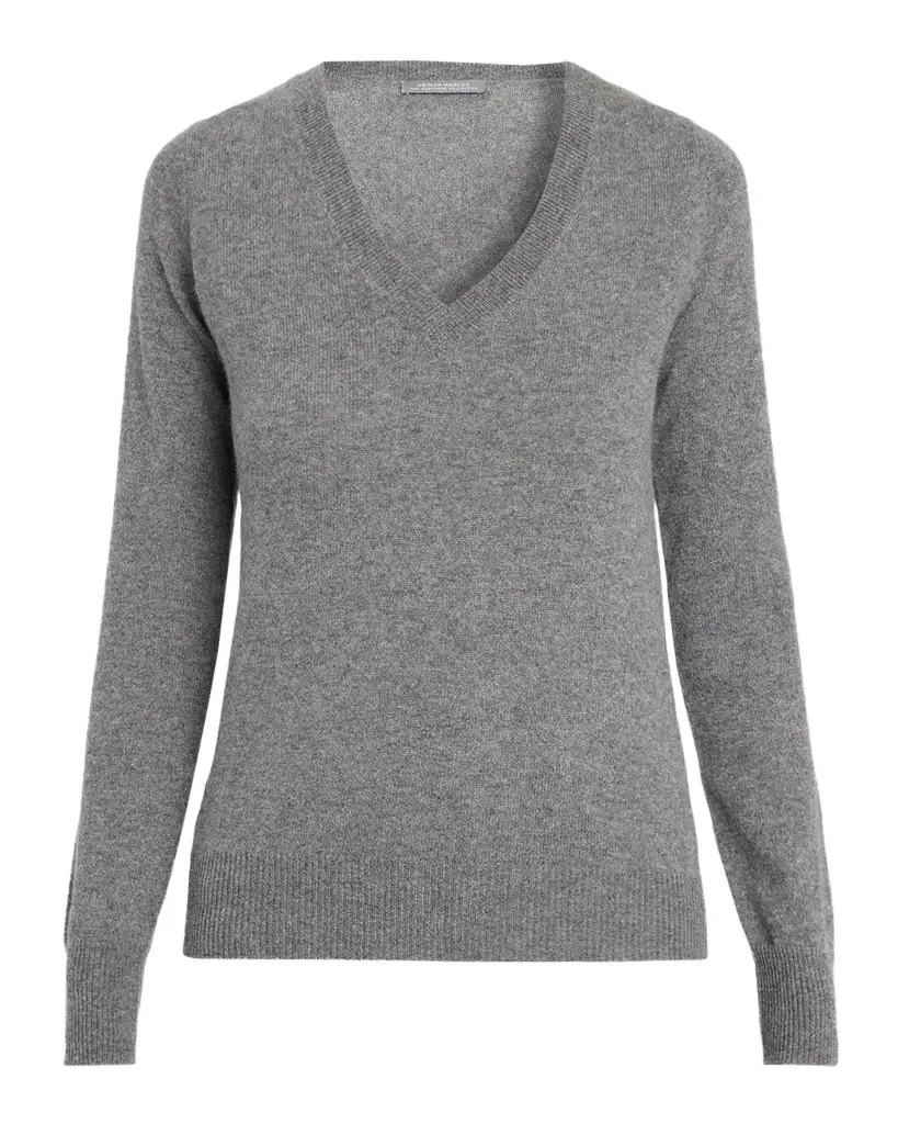 Neiman Marcus Cashmere Collection Cashmere V-Neck Sweater
