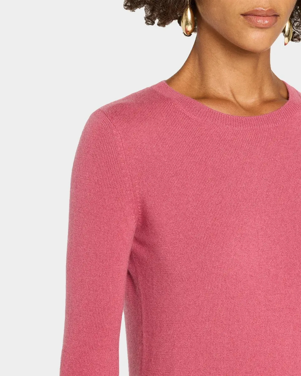 Neiman Marcus Cashmere Collection Cashmere Crewneck Sweater | Thumbnail 5 Neiman Marcus Cashmere Collection Cashmere Crewneck Sweater | Thumbnail 5
