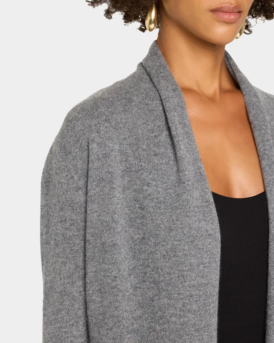 Neiman Marcus Cashmere Collection Open-Front Cashmere Cardigan | Thumbnail 5 Neiman Marcus Cashmere Collection Open-Front Cashmere Cardigan | Thumbnail 5