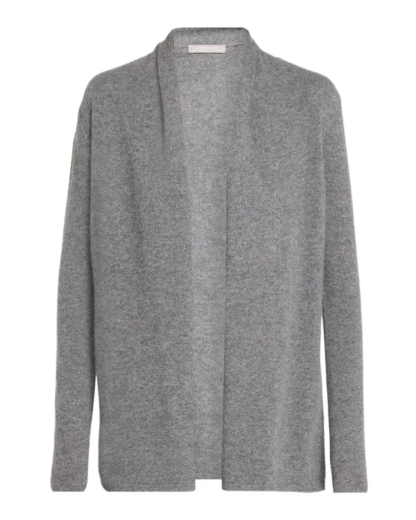 Neiman Marcus Cashmere Collection Open-Front Cashmere Cardigan