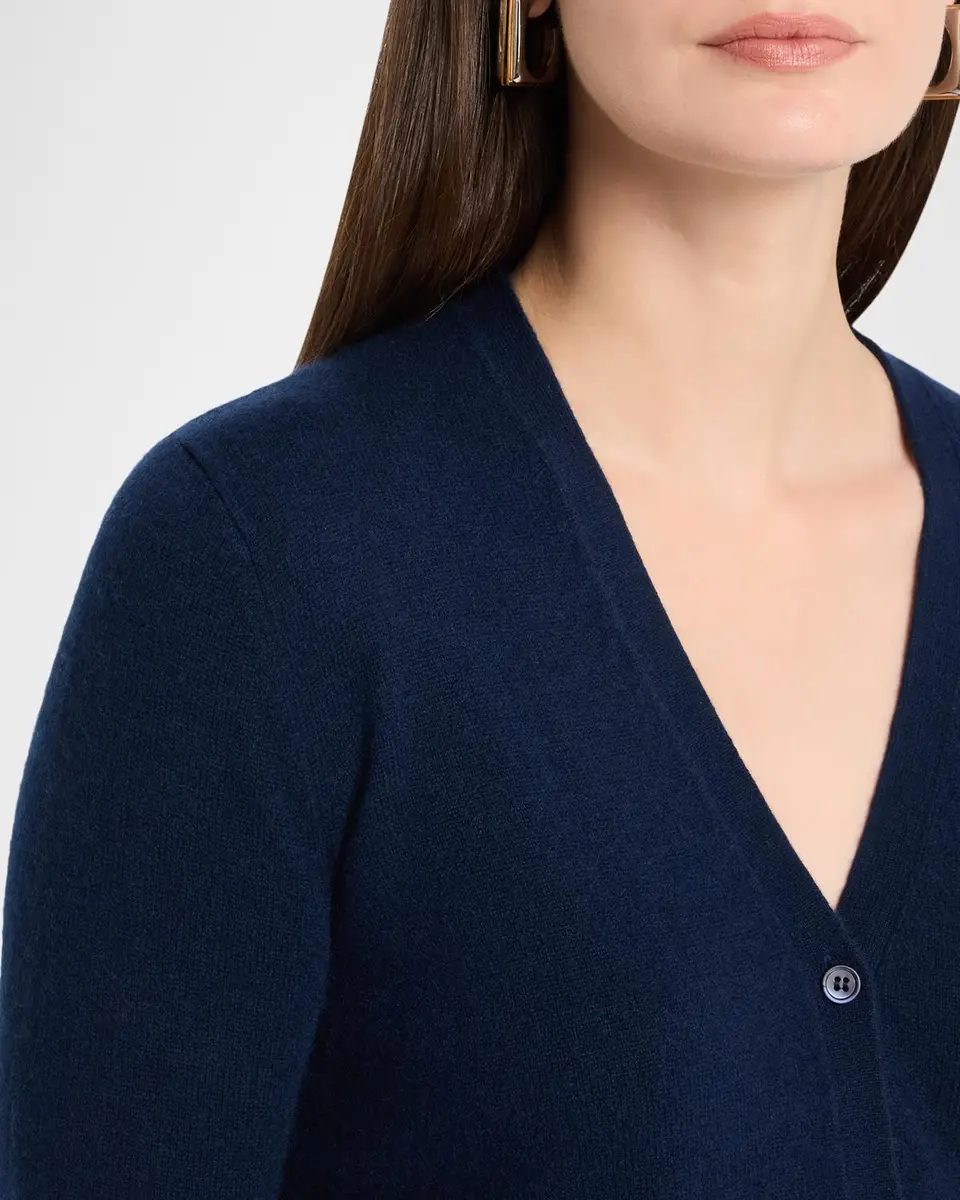 Neiman Marcus Cashmere Collection Cashmere V-Neck Cardigan | Thumbnail 5