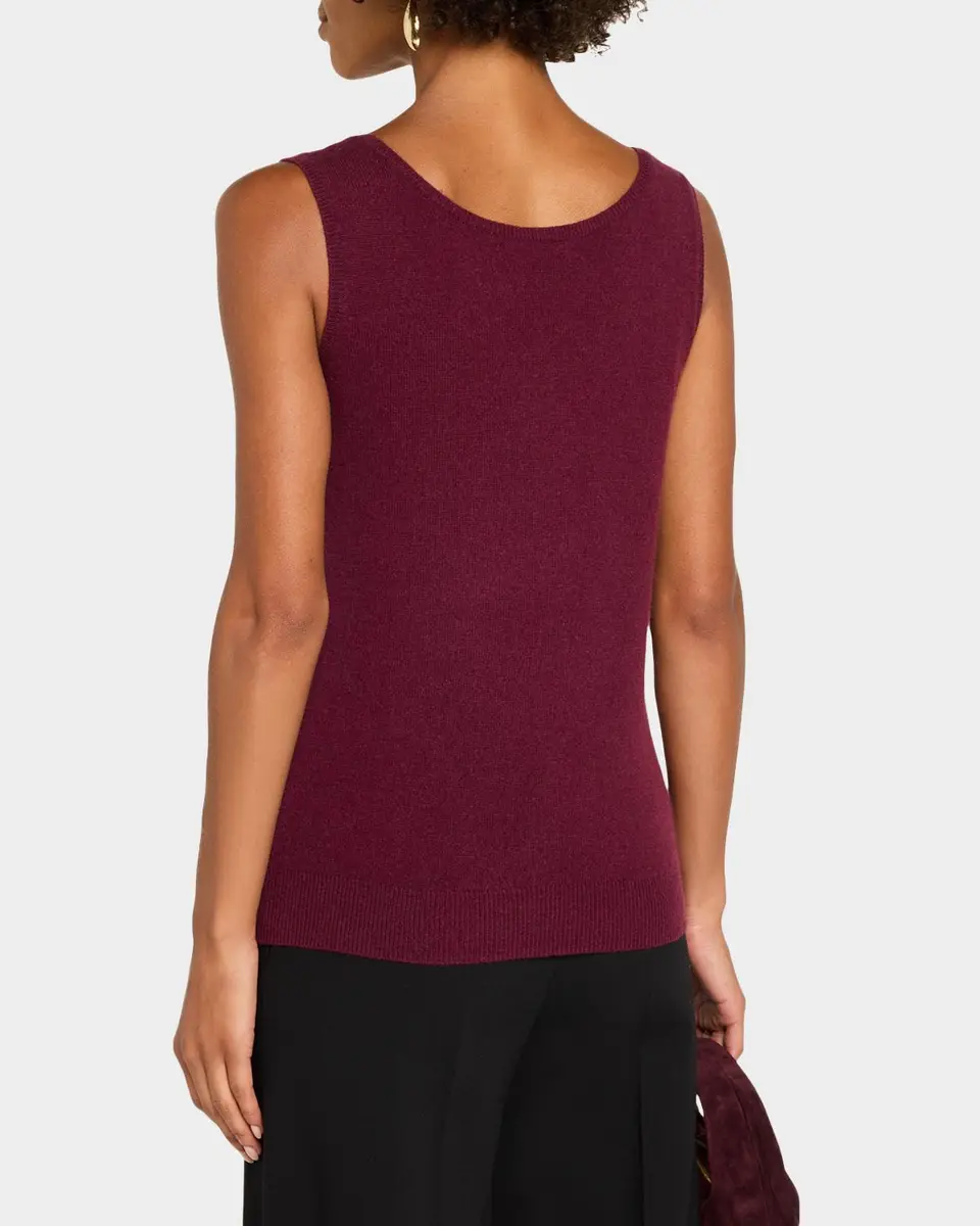 Neiman Marcus Cashmere Collection Cashmere Tank Top | Thumbnail 3 Neiman Marcus Cashmere Collection Cashmere Tank Top | Thumbnail 3