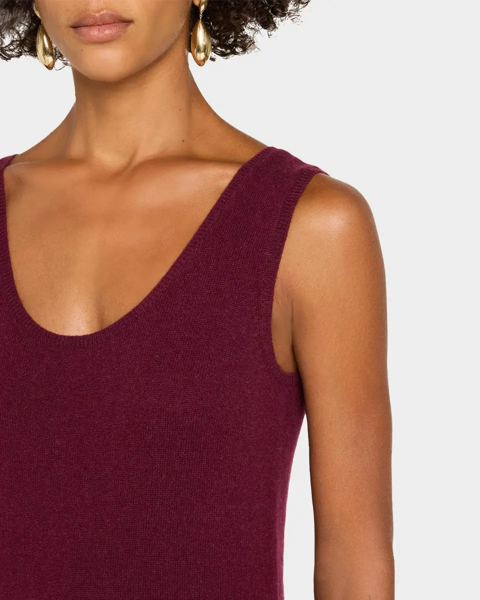 Neiman Marcus Cashmere Collection Cashmere Tank Top | Thumbnail 5 Neiman Marcus Cashmere Collection Cashmere Tank Top | Thumbnail 5