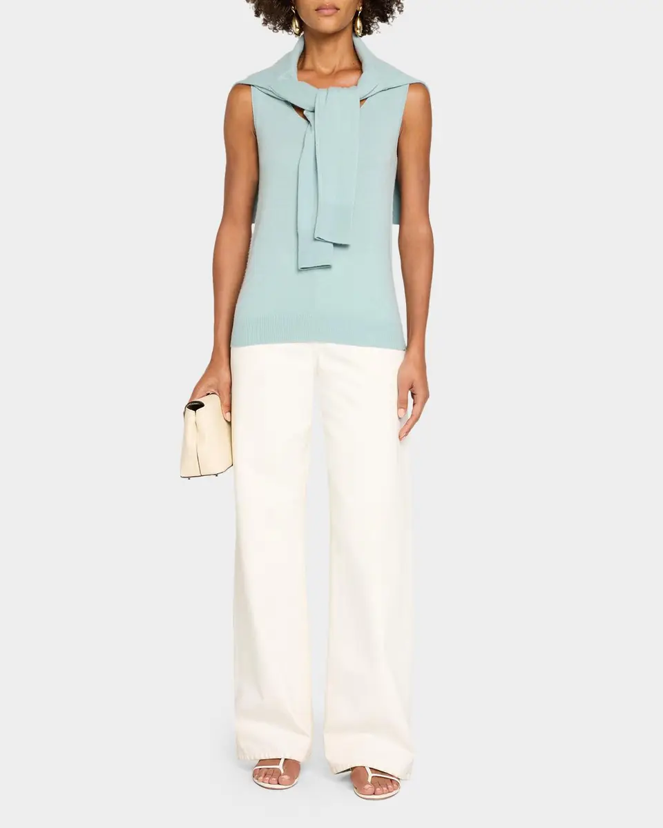 Neiman Marcus Cashmere Collection Cashmere Tank Top | Thumbnail 2 Neiman Marcus Cashmere Collection Cashmere Tank Top | Thumbnail 2