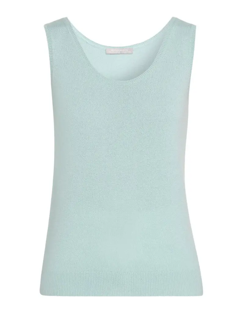 Neiman Marcus Cashmere Collection Cashmere Tank Top