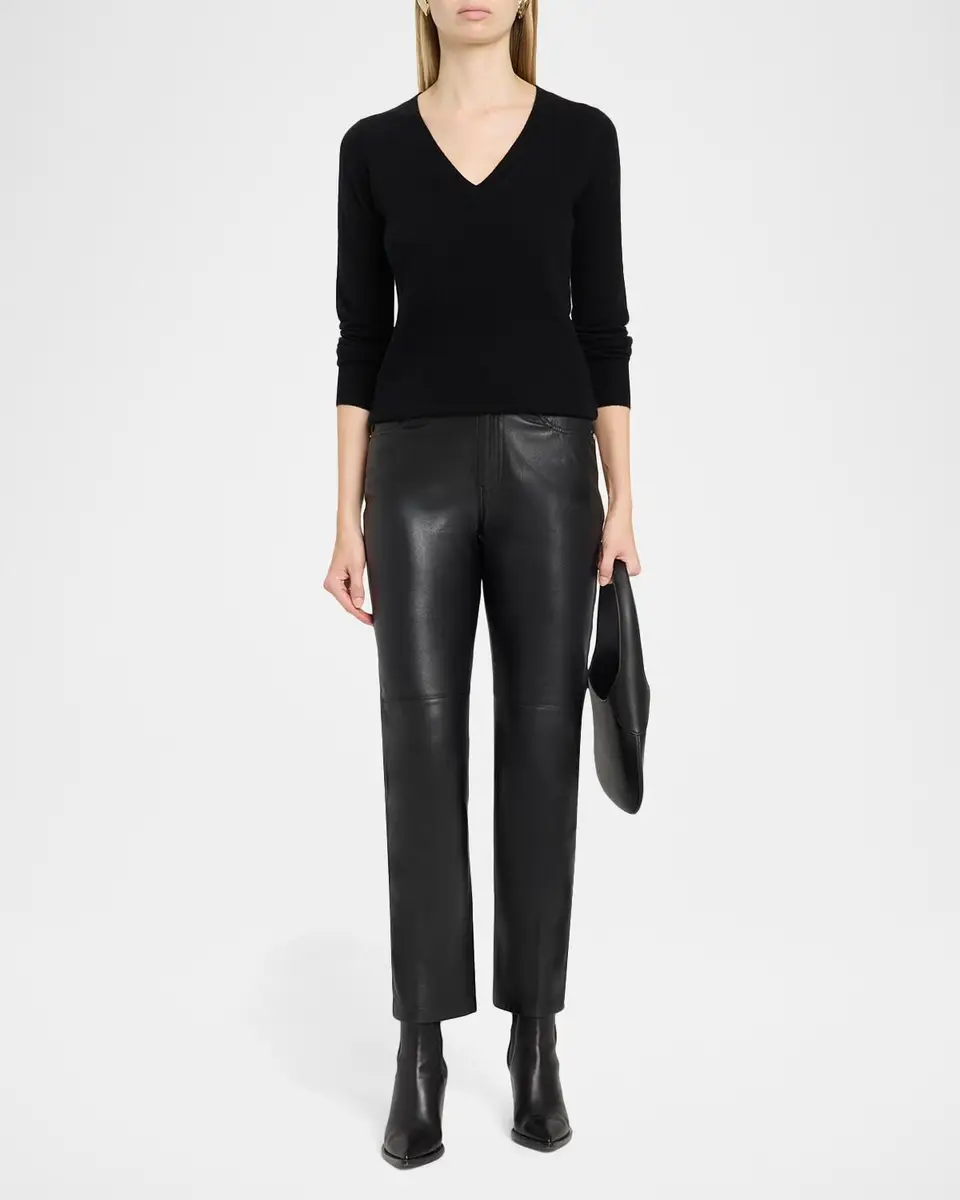 Neiman Marcus Cashmere Collection Cashmere V-Neck Sweater | Thumbnail 2 Neiman Marcus Cashmere Collection Cashmere V-Neck Sweater | Thumbnail 2
