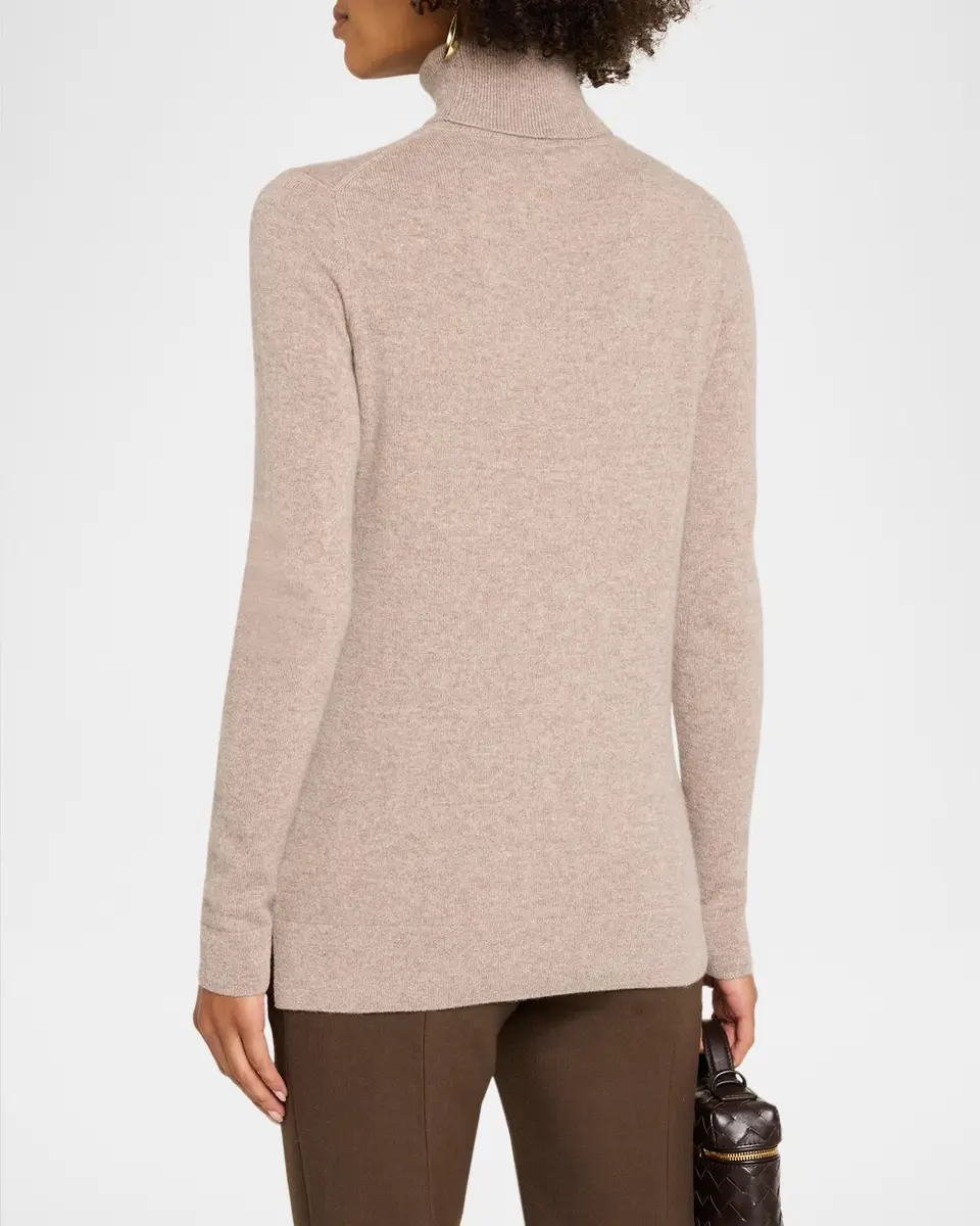 Neiman Marcus Cashmere Collection Cashmere Turtleneck Sweater | Thumbnail 3 Neiman Marcus Cashmere Collection Cashmere Turtleneck Sweater | Thumbnail 3