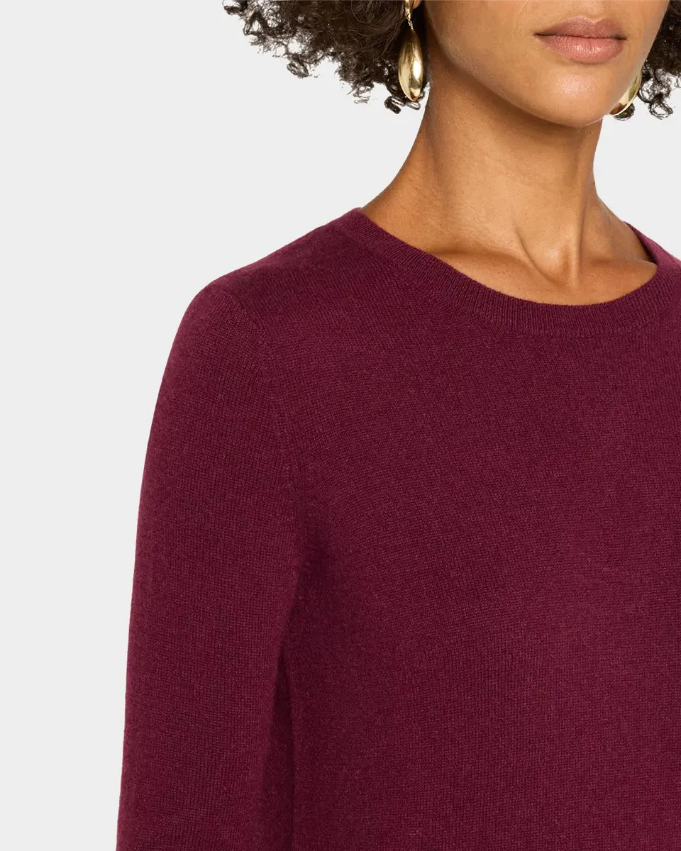 Neiman Marcus Cashmere Collection Cashmere Crewneck Sweater | Thumbnail 5 Neiman Marcus Cashmere Collection Cashmere Crewneck Sweater | Thumbnail 5