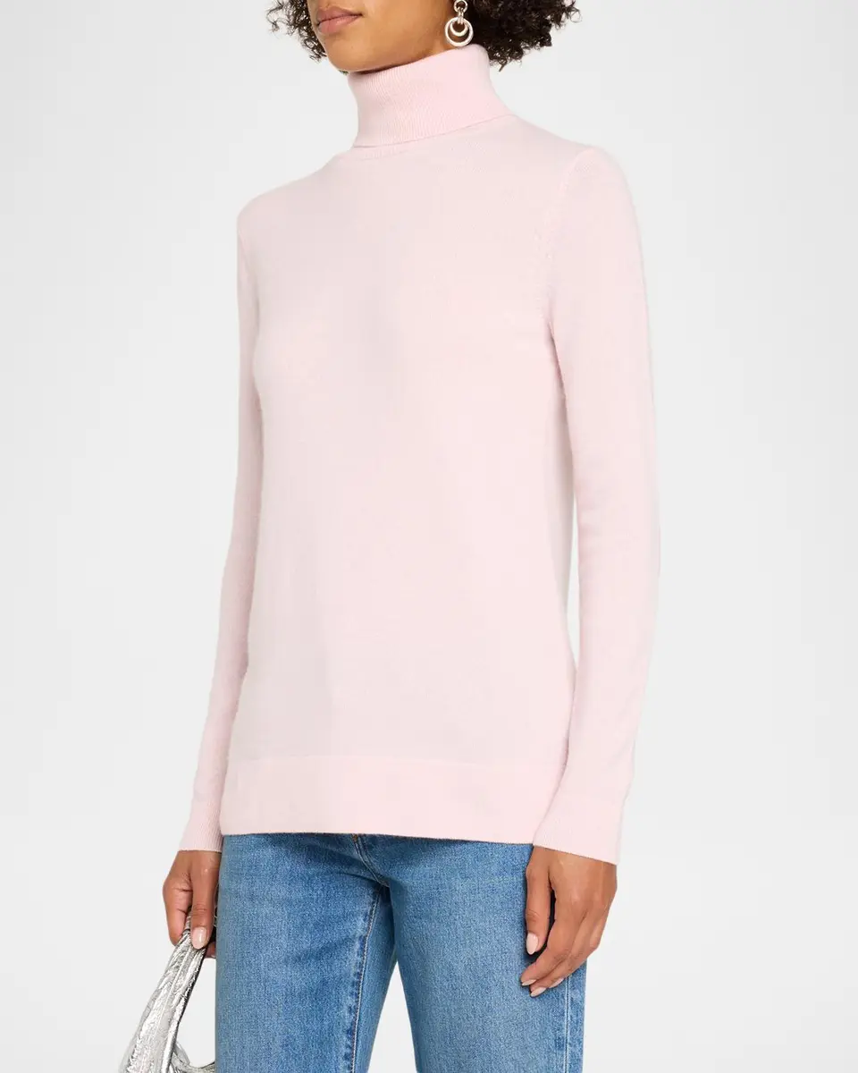 Neiman Marcus Cashmere Collection Cashmere Turtleneck Sweater | Thumbnail 4 Neiman Marcus Cashmere Collection Cashmere Turtleneck Sweater | Thumbnail 4