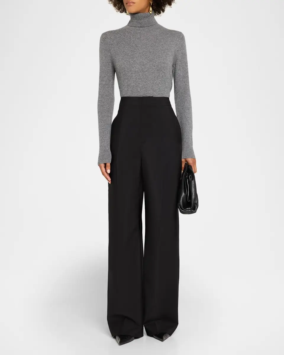 Neiman Marcus Cashmere Collection Cashmere Turtleneck Sweater | Thumbnail 2 Neiman Marcus Cashmere Collection Cashmere Turtleneck Sweater | Thumbnail 2