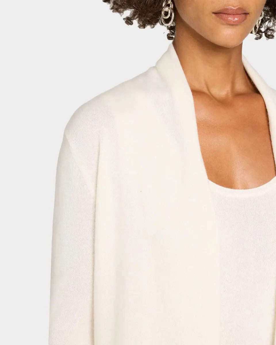 Neiman Marcus Cashmere Collection Open-Front Cashmere Cardigan | Thumbnail 5 Neiman Marcus Cashmere Collection Open-Front Cashmere Cardigan | Thumbnail 5