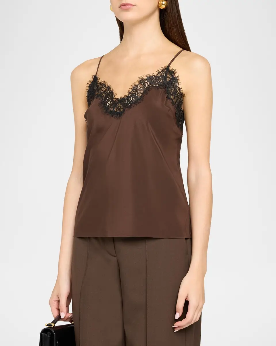 A.L.C. Annabelle Lace Silk Top | Thumbnail 4