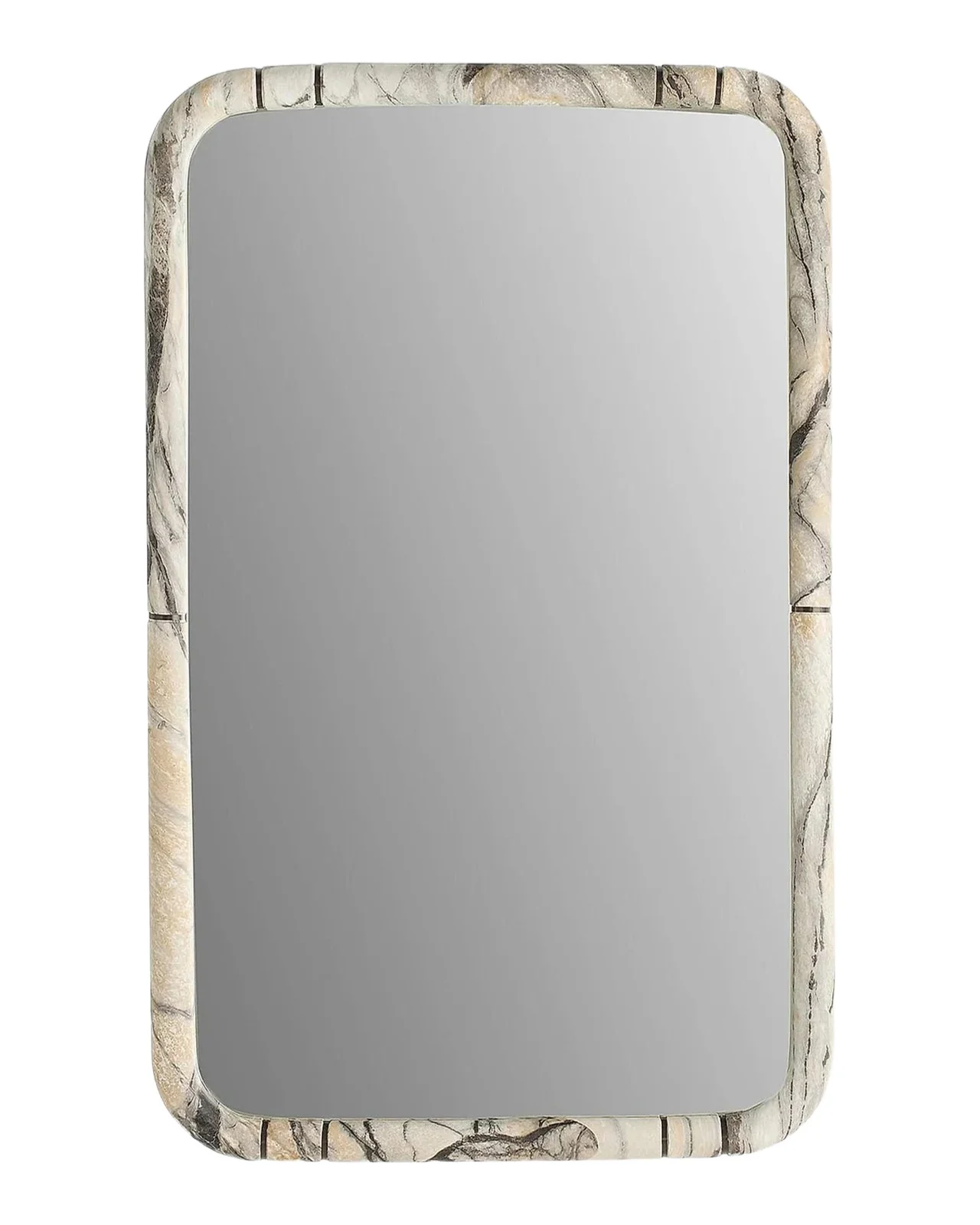 Arteriors Trevino Resin & Bronze-Plated Iron Rectangular Mirror