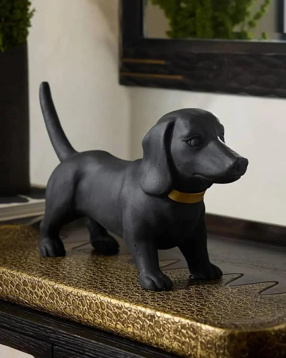 Arteriors Leo Pup Sculpture | Thumbnail 3 Arteriors Leo Pup Sculpture | Thumbnail 3