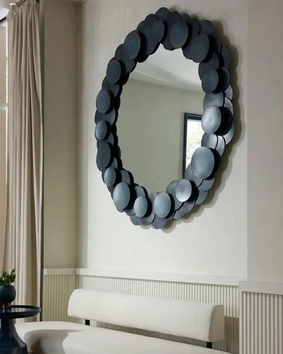 Arteriors Kensey Discs 60" Large Wall Mirror | Thumbnail 5 Arteriors Kensey Discs 60" Large Wall Mirror | Thumbnail 5