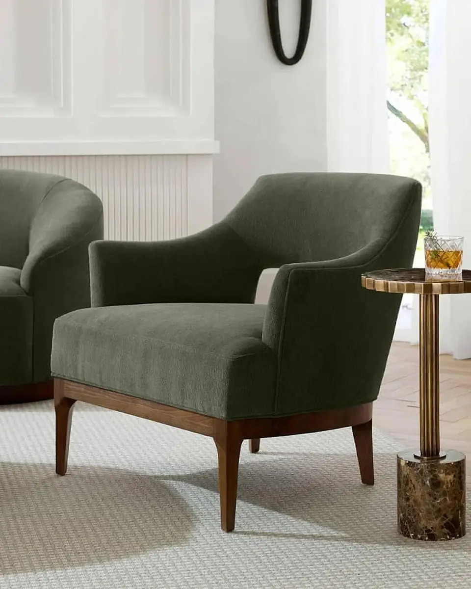 Arteriors Laurette Performance Chenille Chair | Thumbnail 3 Arteriors Laurette Performance Chenille Chair | Thumbnail 3