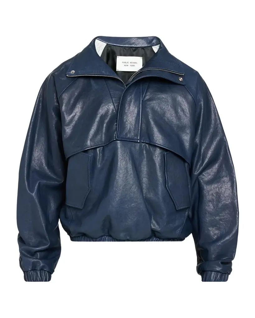 PUBLIC SCHOOL NEW YORK Men's Dekalb Leather Anorak