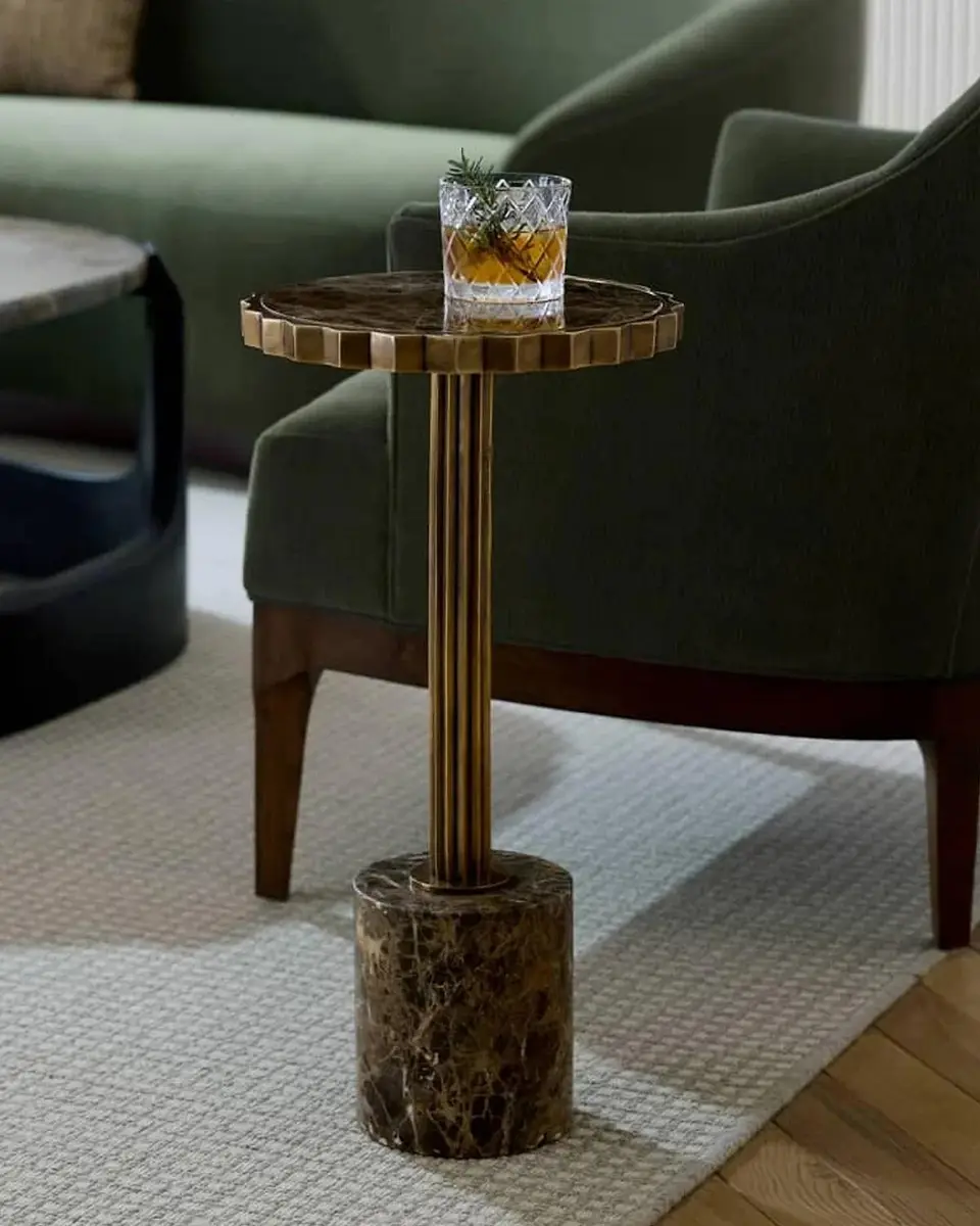 Arteriors Mabel & Brass Accent Table | Thumbnail 2