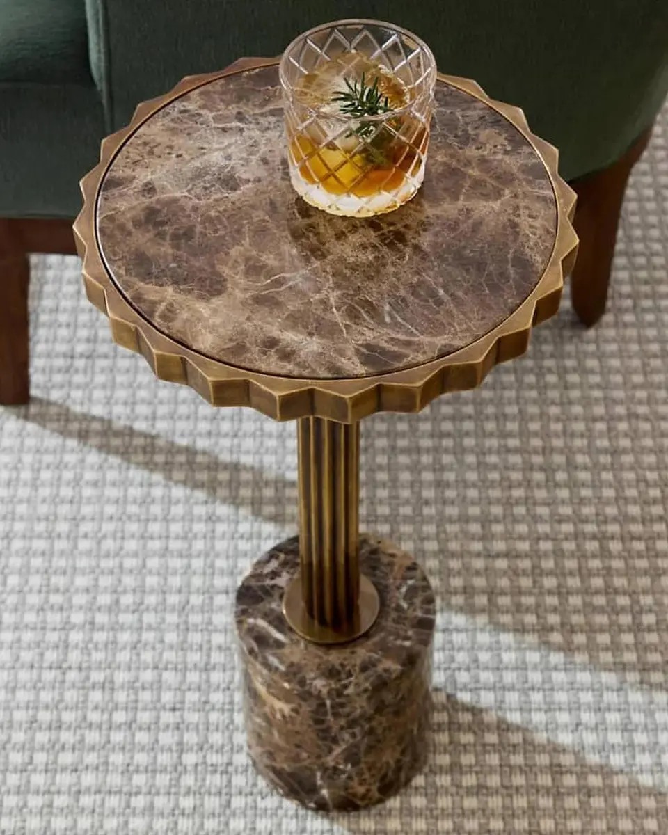 Arteriors Mabel & Brass Accent Table | Thumbnail 3