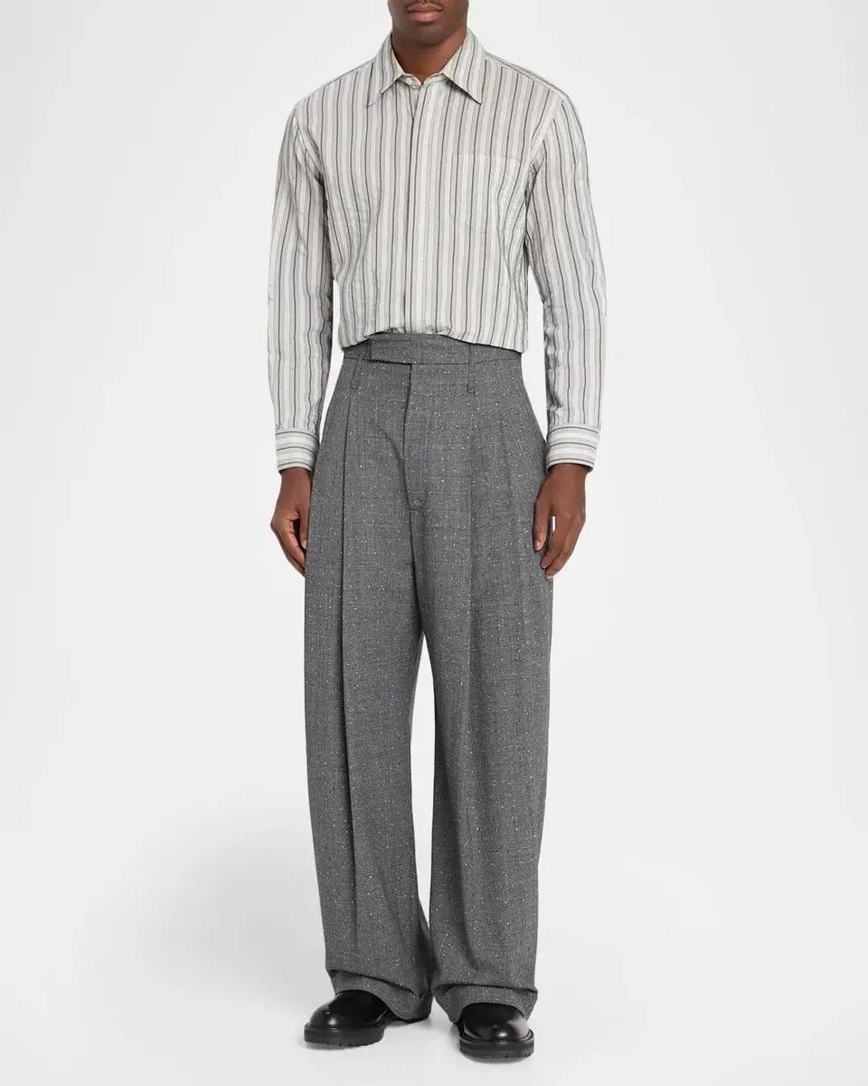 PUBLIC SCHOOL NEW YORK Men's Mccarren Everything is Now Multi-Stripe Button-Front Shirt | Thumbnail 2 PUBLIC SCHOOL NEW YORK Men's Mccarren Everything is Now Multi-Stripe Button-Front Shirt | Thumbnail 2