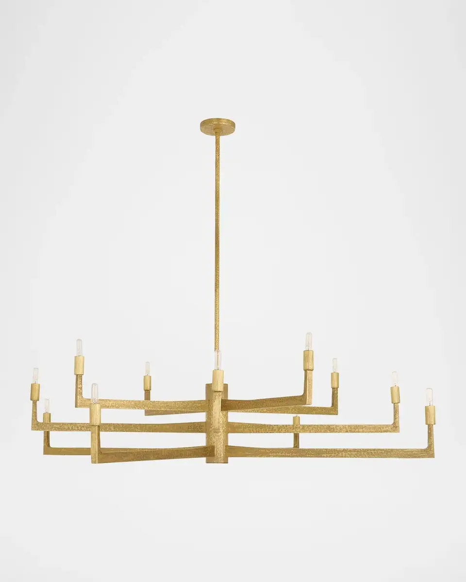 Arteriors Griff 56" Large 12-Light Chandelier | Thumbnail 3 Arteriors Griff 56" Large 12-Light Chandelier | Thumbnail 3