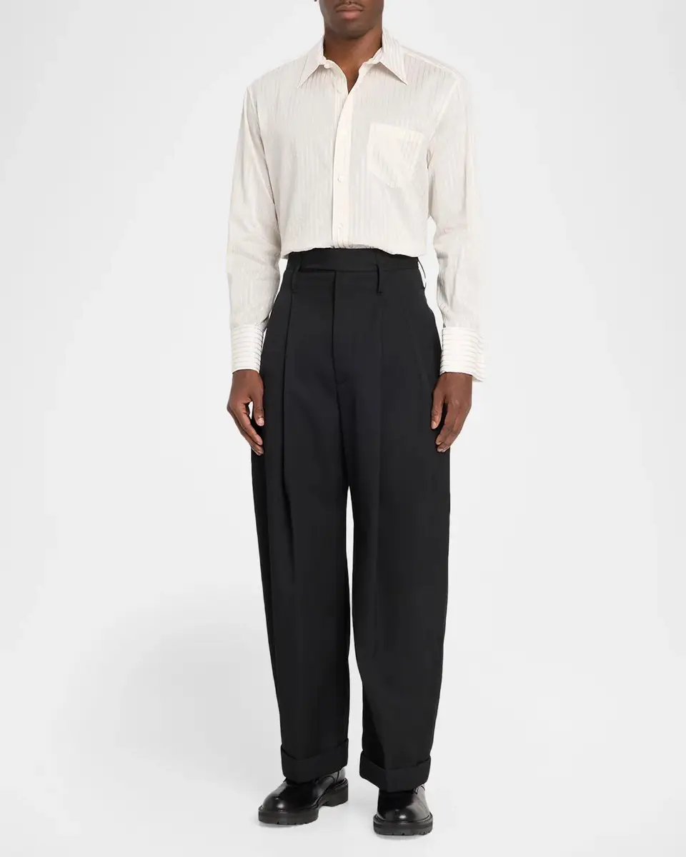 PUBLIC SCHOOL NEW YORK Men's Waverly Tapered-Leg Pleated Pants | Thumbnail 2 PUBLIC SCHOOL NEW YORK Men's Waverly Tapered-Leg Pleated Pants | Thumbnail 2