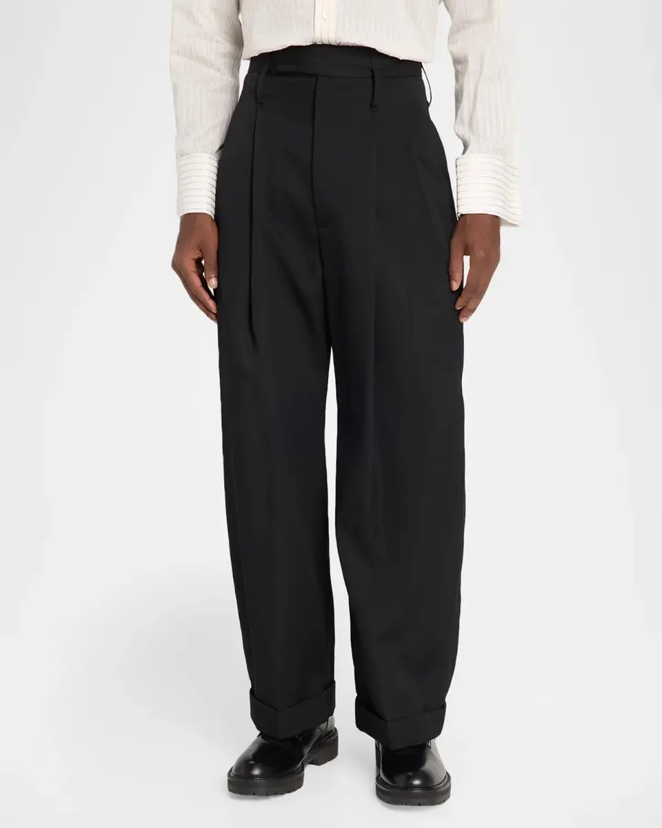 PUBLIC SCHOOL NEW YORK Men's Waverly Tapered-Leg Pleated Pants | Thumbnail 4 PUBLIC SCHOOL NEW YORK Men's Waverly Tapered-Leg Pleated Pants | Thumbnail 4
