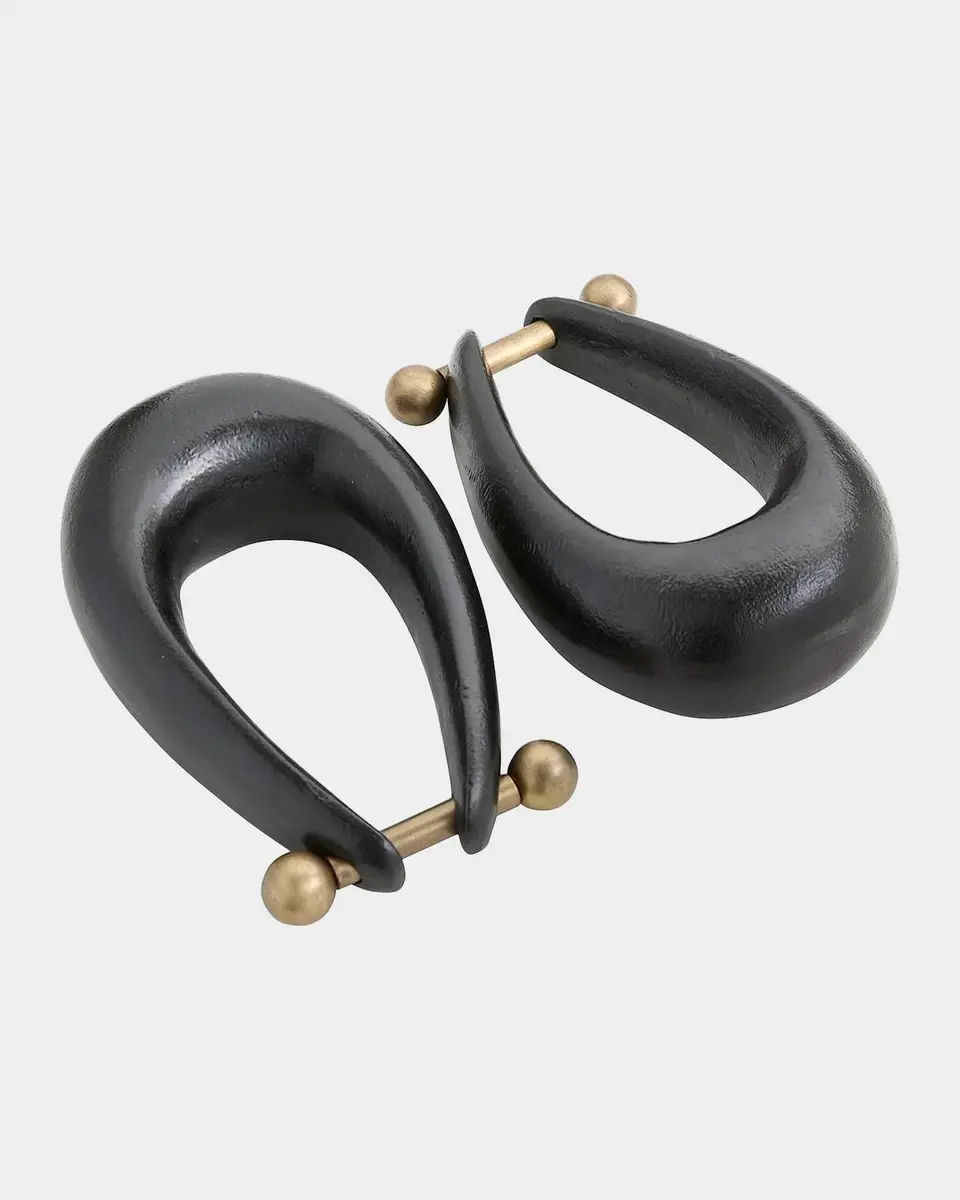 Arteriors Maple Cast Aluminum & Antique Brass Iron Sculpture | Thumbnail 2