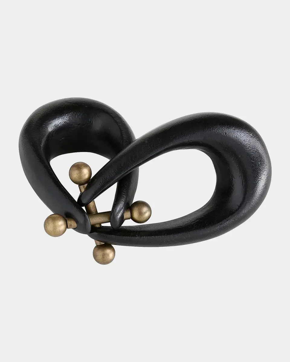 Arteriors Maple Cast Aluminum & Antique Brass Iron Sculpture | Thumbnail 4