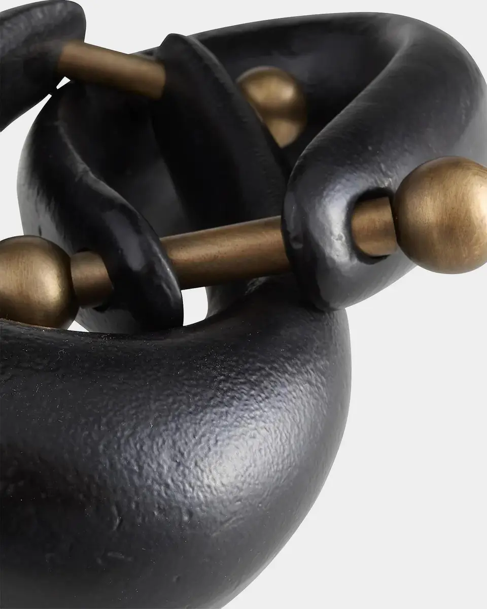 Arteriors Maple Cast Aluminum & Antique Brass Iron Sculpture | Thumbnail 5