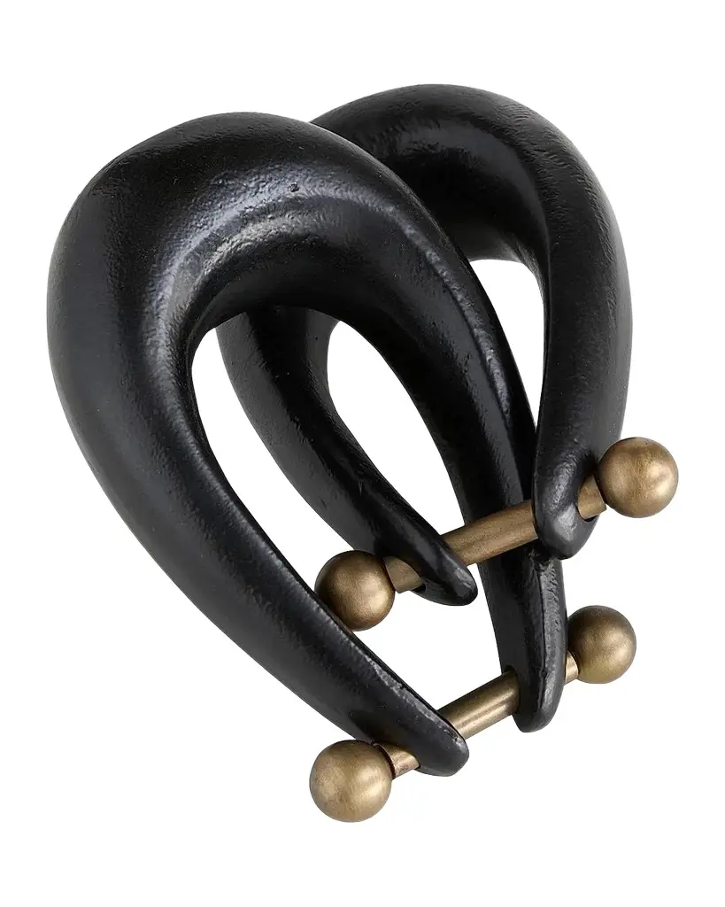 Arteriors Maple Cast Aluminum & Antique Brass Iron Sculpture