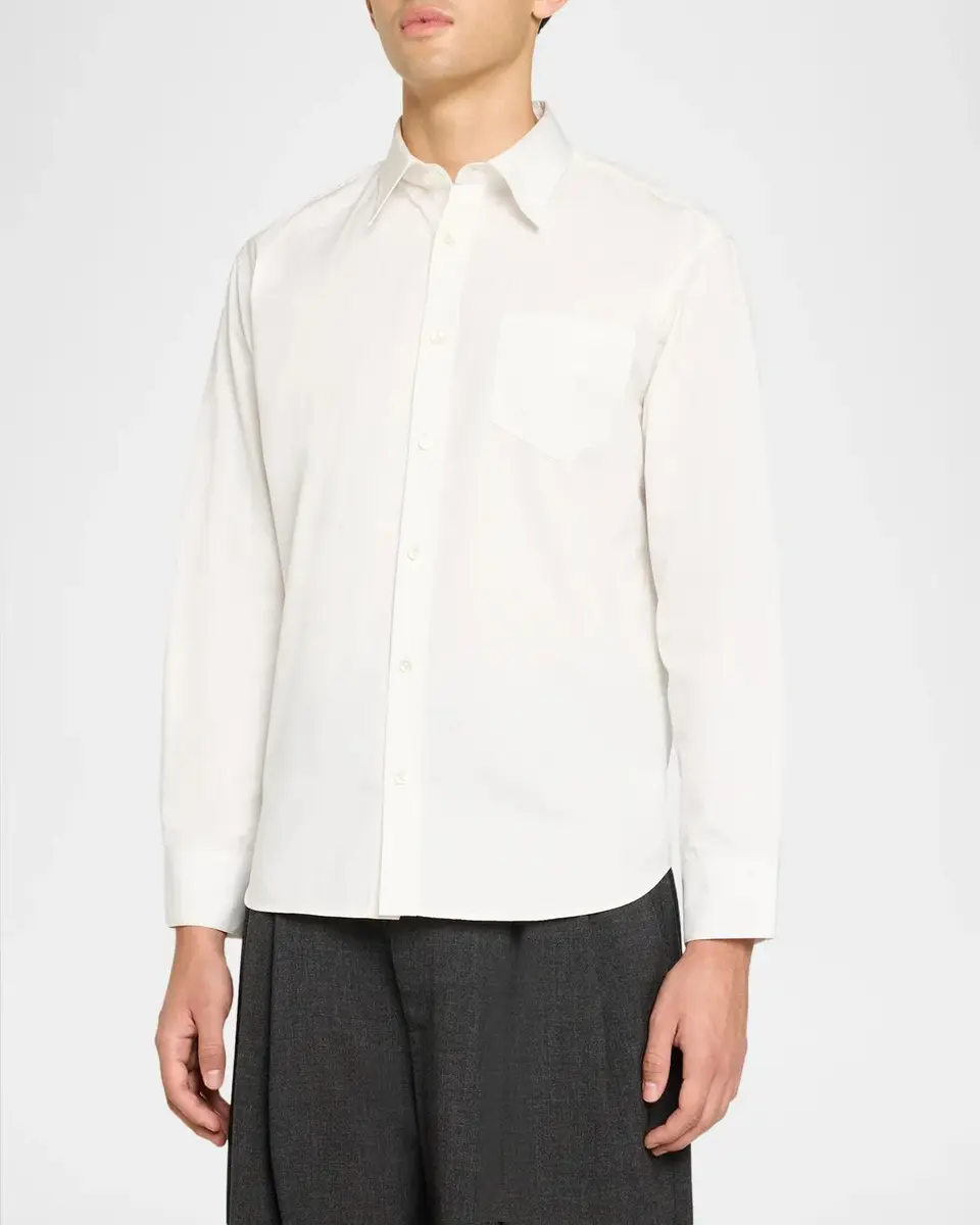 PUBLIC SCHOOL NEW YORK Men's Wyckoff 7 Seeds Poplin Sport Shirt | Thumbnail 4 PUBLIC SCHOOL NEW YORK Men's Wyckoff 7 Seeds Poplin Sport Shirt | Thumbnail 4