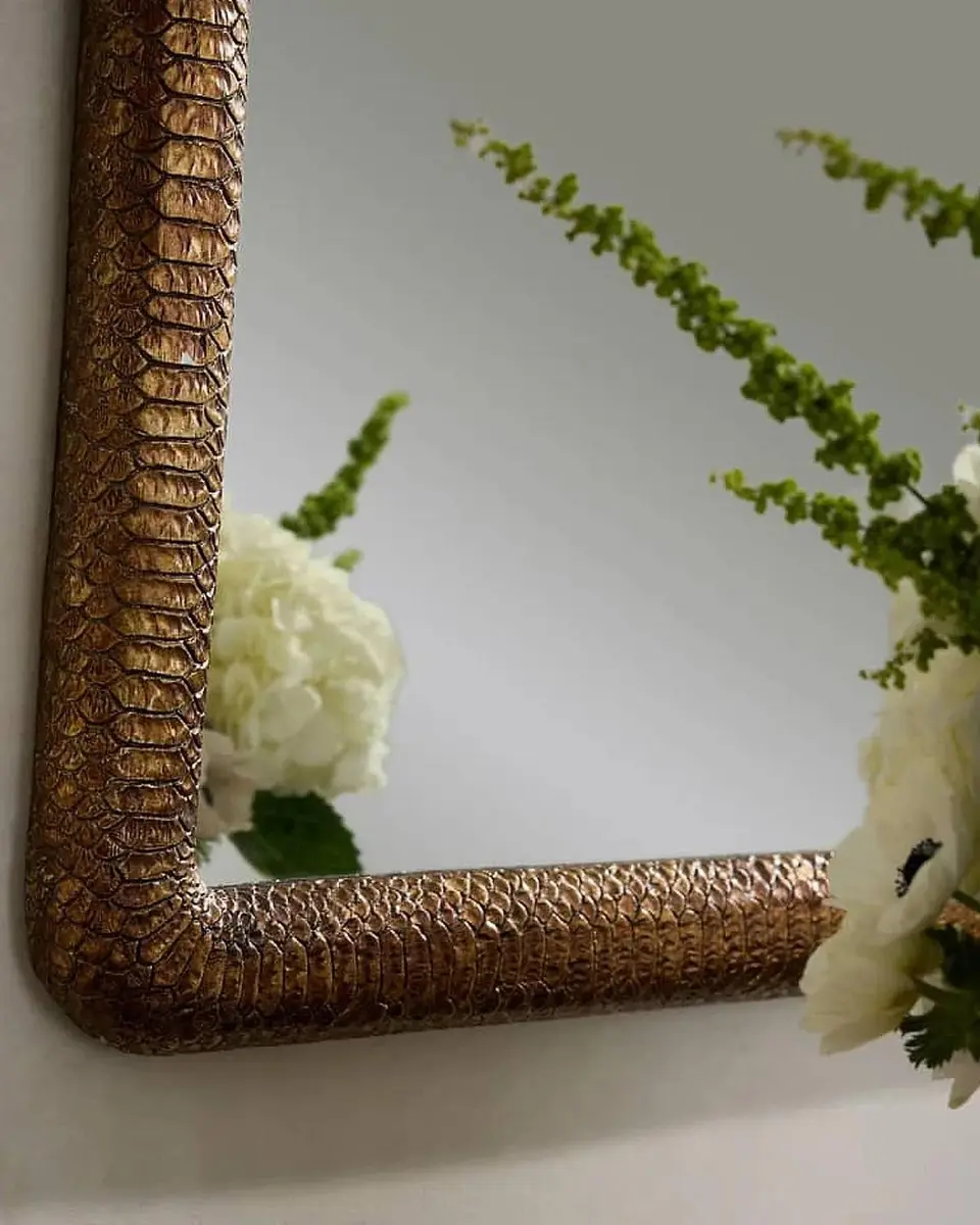 Arteriors Malakai Textured Resin Rectangular Mirror | Thumbnail 4