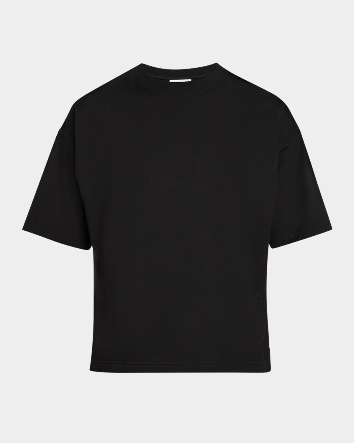 Men's French Terry Crewneck T-Shirt Men's French Terry Crewneck T-Shirt