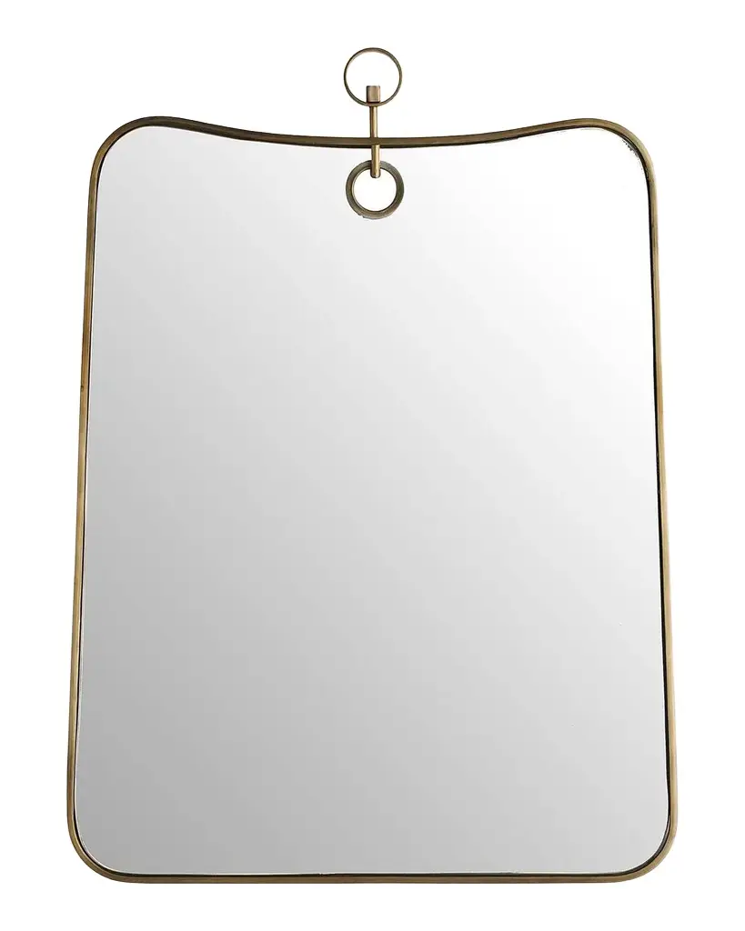 Arteriors Lennox Antique Brass Iron Irregular Mirror