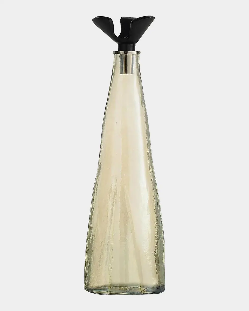 Arteriors Lydia Glass & Aluminum 2-Piece Decanters Set | Thumbnail 2 Arteriors Lydia Glass & Aluminum 2-Piece Decanters Set | Thumbnail 2