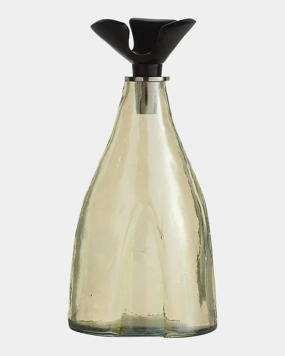 Arteriors Lydia Glass & Aluminum 2-Piece Decanters Set | Thumbnail 4 Arteriors Lydia Glass & Aluminum 2-Piece Decanters Set | Thumbnail 4