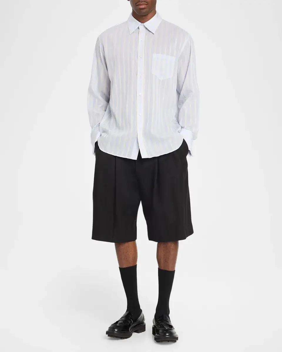 PUBLIC SCHOOL NEW YORK Men's Willougby Pleated Shorts | Thumbnail 2 PUBLIC SCHOOL NEW YORK Men's Willougby Pleated Shorts | Thumbnail 2