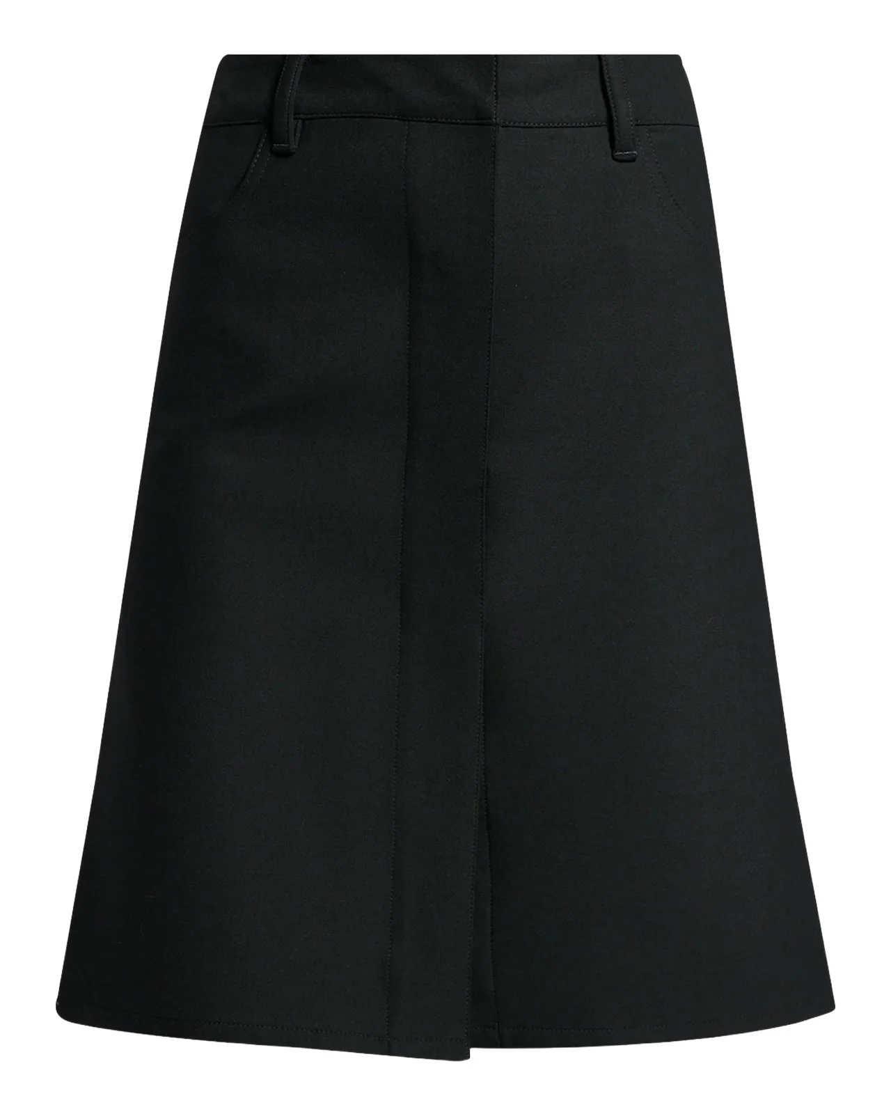 Stretch-Wool Knee-Length Skirt Stretch-Wool Knee-Length Skirt
