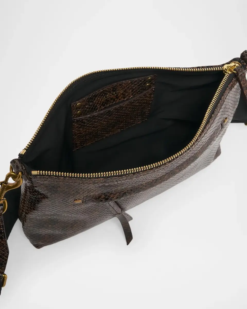 Isabel Marant Nessah Python-Embossed Leather Crossbody Bag | Thumbnail 4 Isabel Marant Nessah Python-Embossed Leather Crossbody Bag | Thumbnail 4