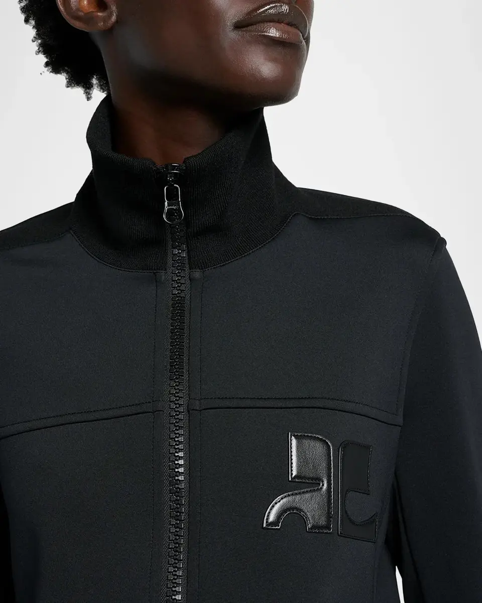Courrèges Technical Jersey Zip Track Jacket | Thumbnail 5