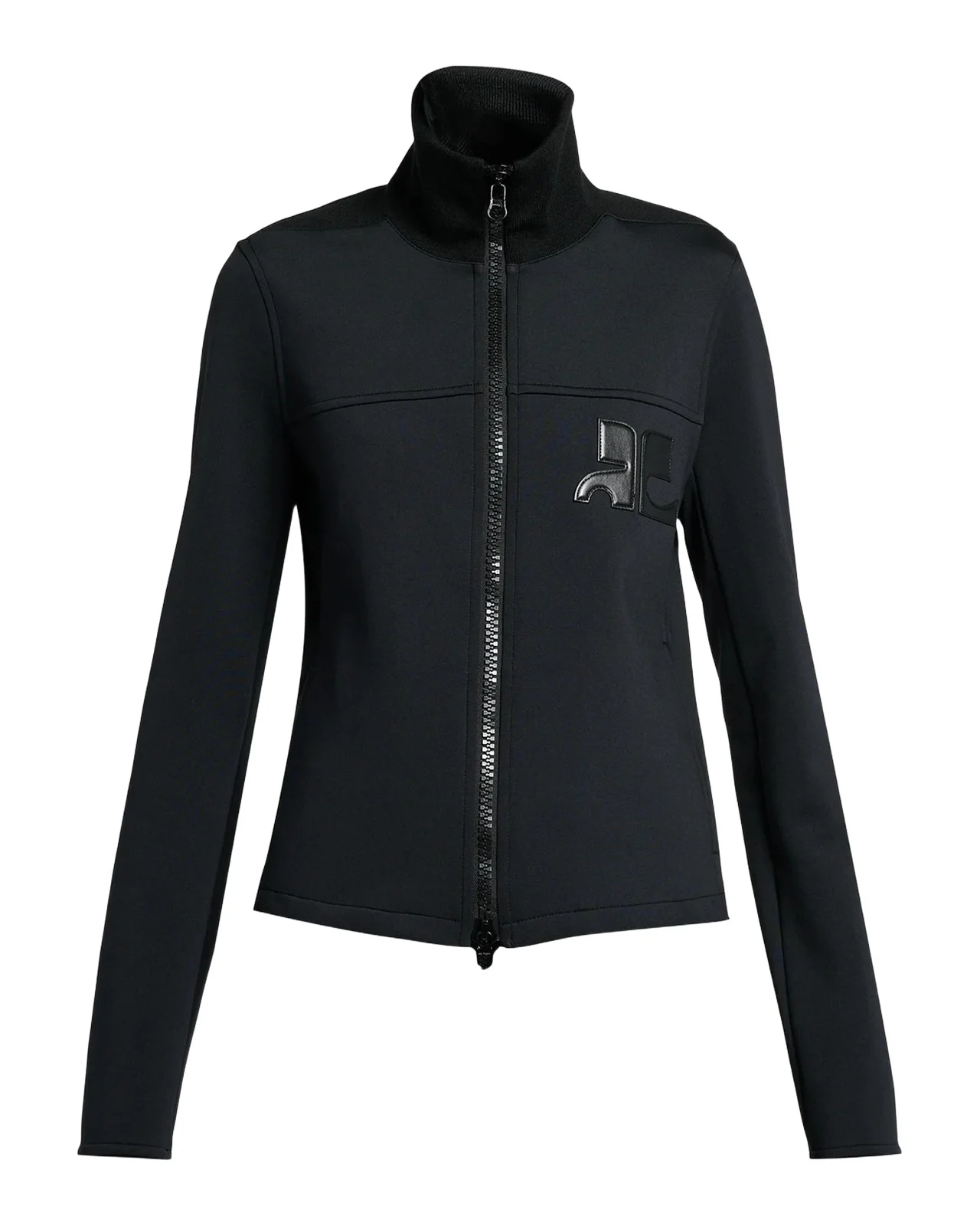 Courrèges Technical Jersey Zip Track Jacket